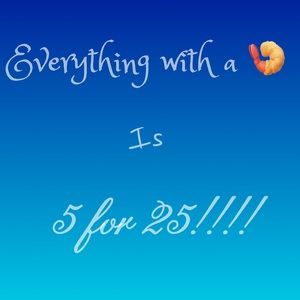 5 for 25!!! 🍤 Emoji items are 5 for 25!!